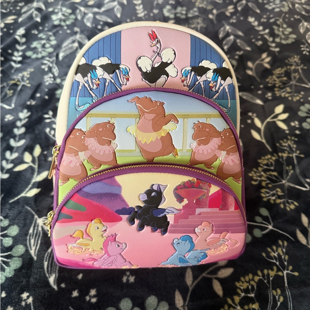 NWT. Loungefly Fantasia Bag
